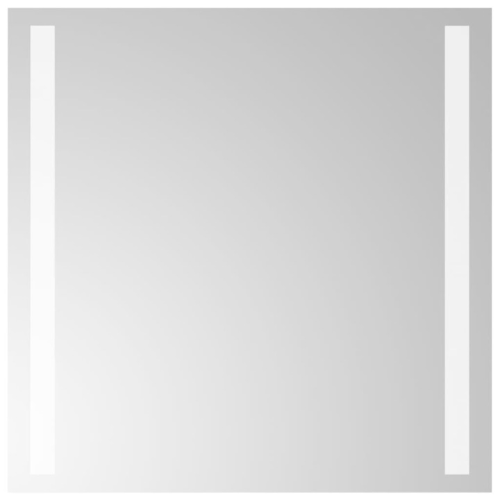 Oglinda de baie cu LED vidaXL, 40x40 cm, 1.5 kg