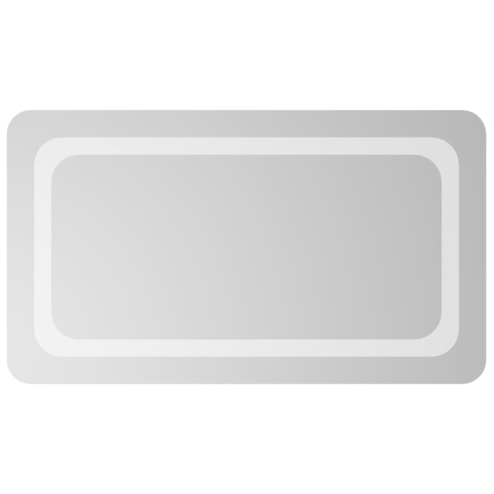Oglinda de baie cu LED vidaXL, 40x70 cm, 2.66 kg