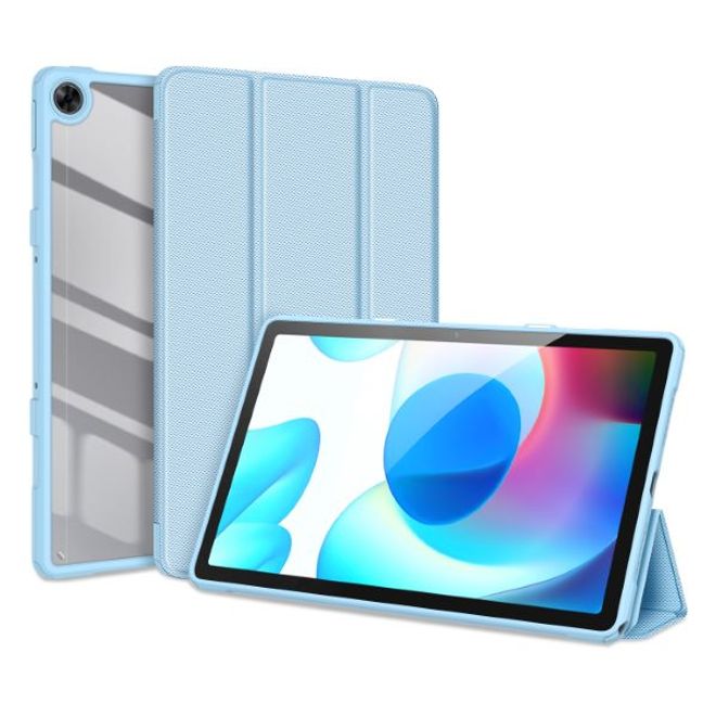Husa premium pentru tableta Samsung Galaxy Tab A8 10.5" Model X200 / X20, Sigloo, cu suport Smart Pen Dux Ducis Toby, Blue
