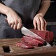 BERLYMONT szakácskés készlet, rozsdamentes acél, kézzel kovácsolt japán kés, Full Tang, tapadásmentes, csontozás, befűzés, Ujjvédő, Késélező