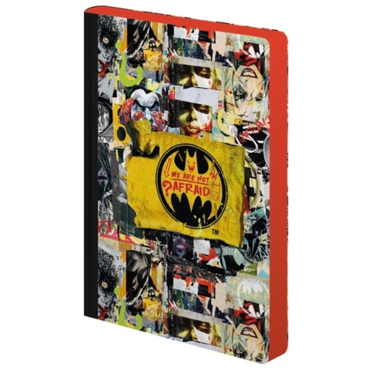 Agenda Dc Comics Batman Villains, A5, 288 pagini, colturi rotunjite, coperta din carton