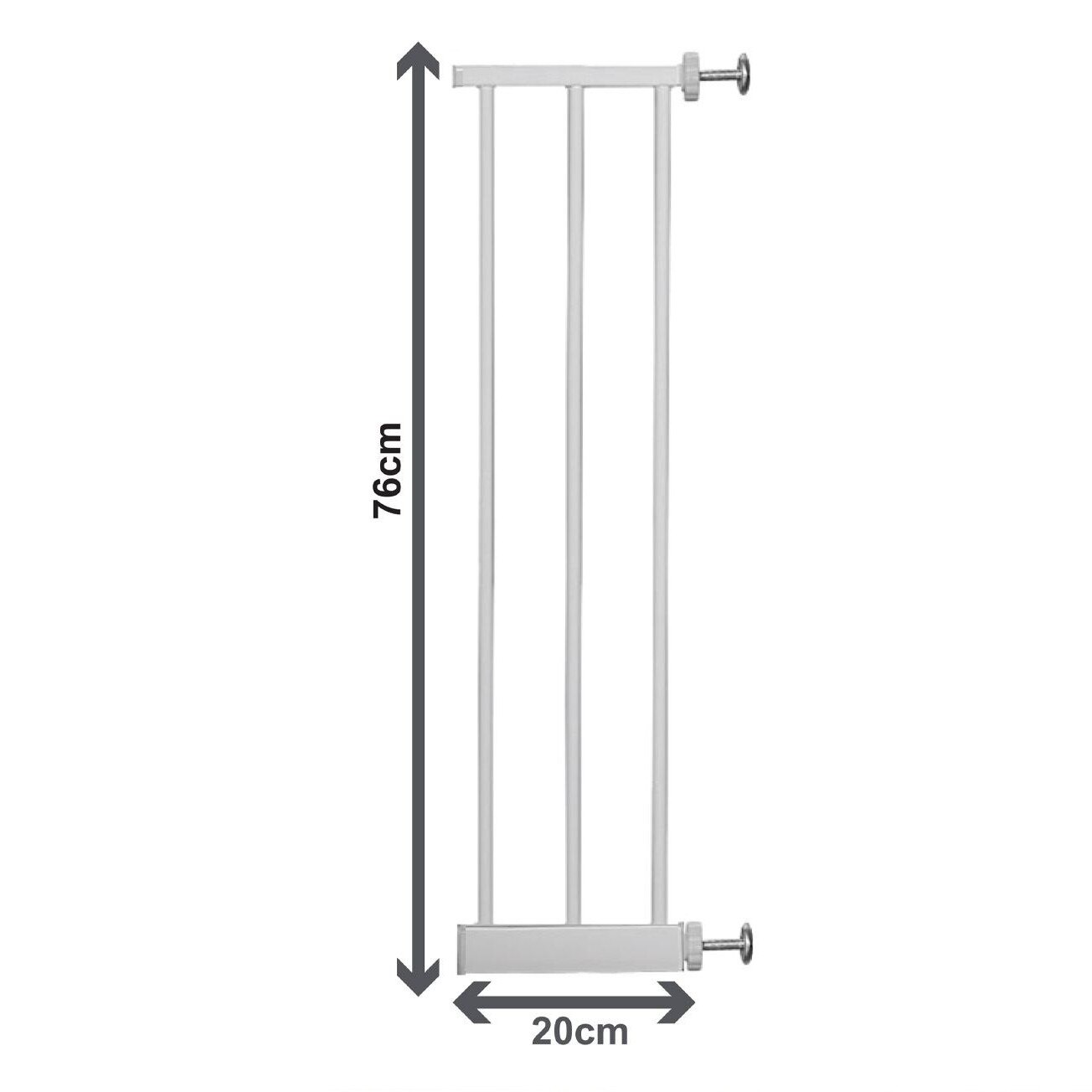 Удължител за блиндирана решетка, Honey Baby, 20см, Бял eMAG.bg