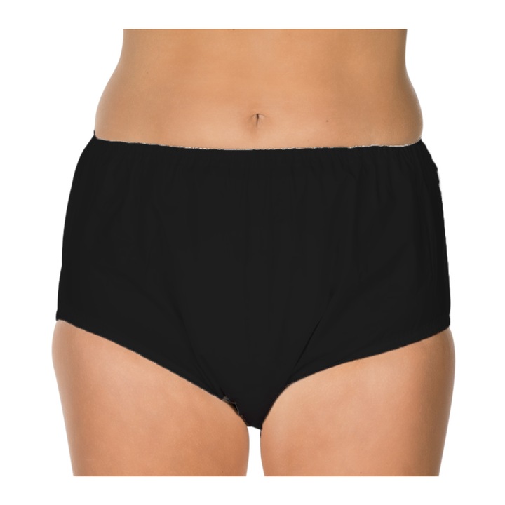 Inkontinencia alsónemű, 5-5 szint, Suprima, Unisex, PVC, fekete, 40 ND