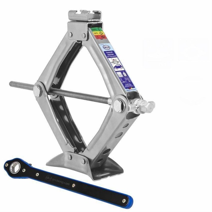 Cric foarfeca, 1T, 25-35cm, cu clichet, 17mm, 436.50 Alca