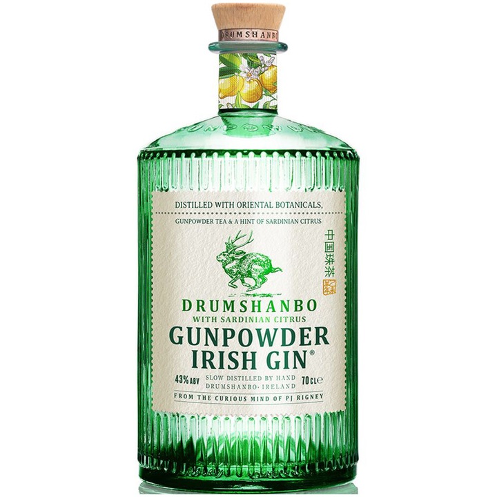 Gin Gunpowder, Irish, Sardinian Citrus, 43%, 0.7l