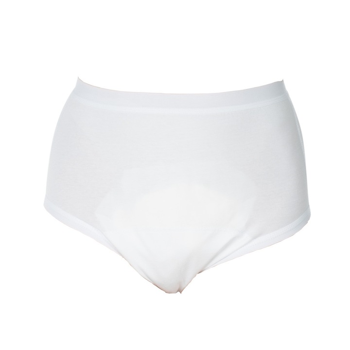 Chilot incontinenta nivel 3/5, Suprima, Bodyguard, Dama, Alb, Mar 36/38
