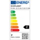 Комплект от 3 броя - LED крушка с пламък на свещ Ecoplanet C35, E14, 7W (60W), F, топла светлина 3000K, мат