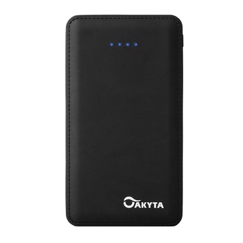 Power bank Akyta 10000 mah, APB-S75, input 1.0A, output 2.1A Power bank Akyta 10000 mah, APB-S75, input 1.0A, output 2.1A