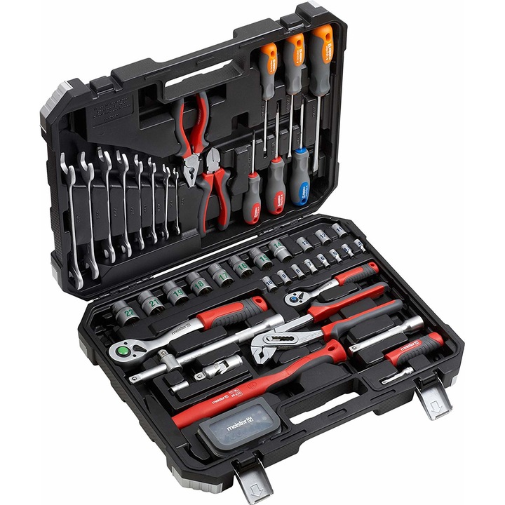 Trusa scule pentru casa 76 piese Meister
