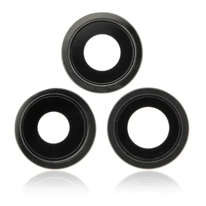 Myscreen gyémánt lencsés kameraüveg védő fólia, iPhone 14/14 Plus készülékhez, fekete