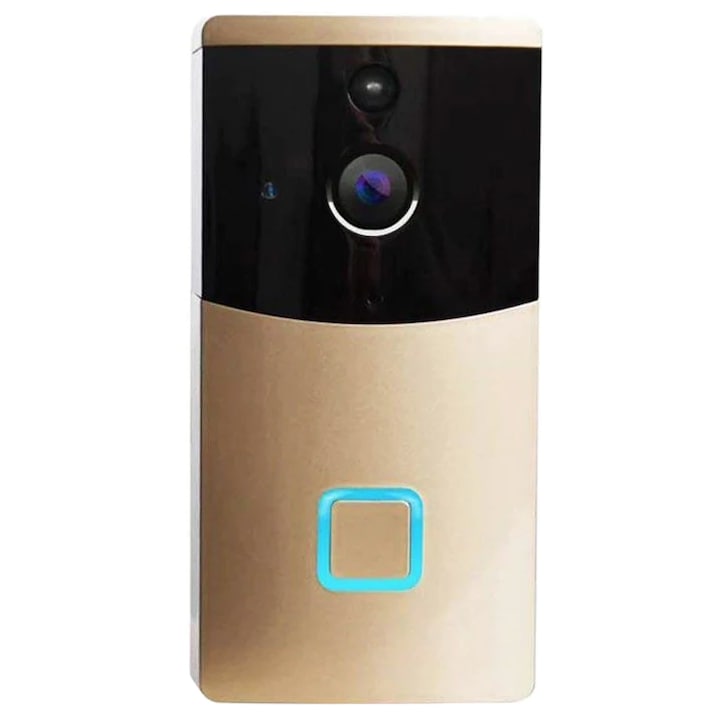 Интелигентен звънец V5 с камера, сензор за движение, Wi-Fi и гледане чрез смартфон