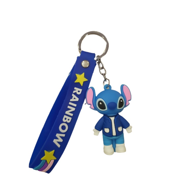 Lilo & Stitch figura, gumi, kék