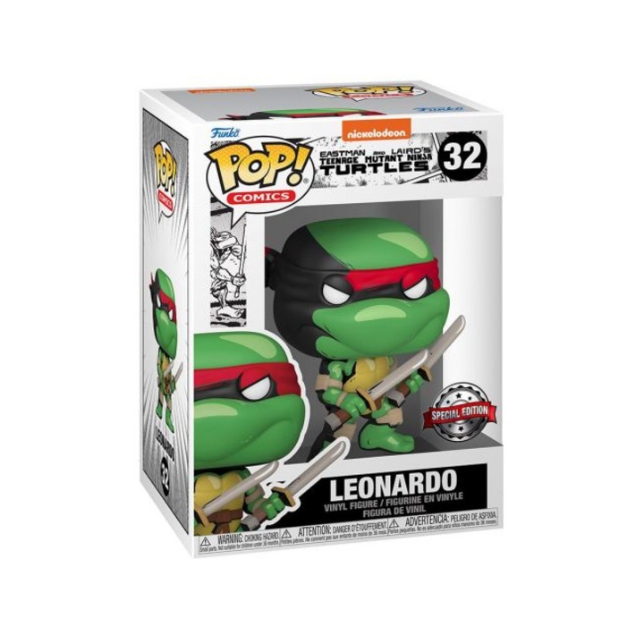 Фигурка Funko Pop! Comics Teenage Mutant Ninja Turtles - Leonardo (PX Previews Exclusive) #32