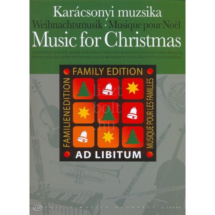 Karácsonyi muzsika - Ad libitum sorozat, választható hangszerösszeállítással