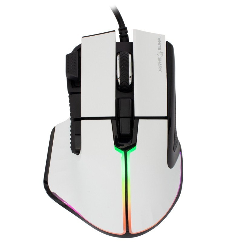 Mouse Gaming cu fir White Shark MARROK, 12.000 DPI, 1.000Hz, 66IPS