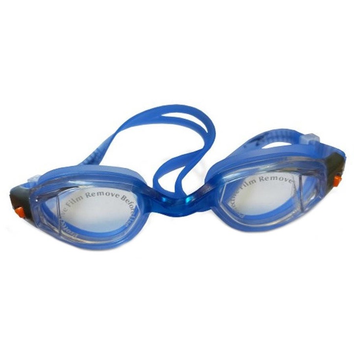 Úszószemüveg, Fluent, Műanyag/szilikon, UV szűrő, Kék