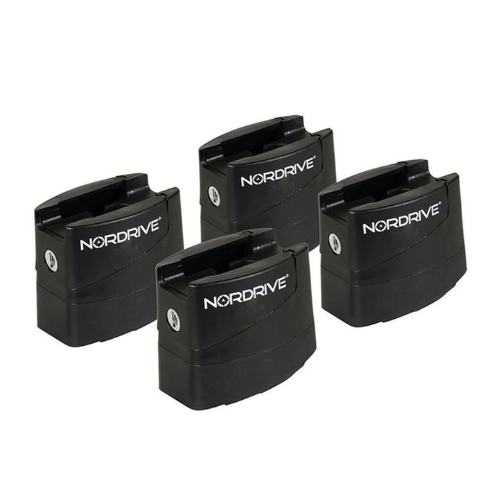 Set 4 picioruse bare transversale, Nordrive, Ford, Negru