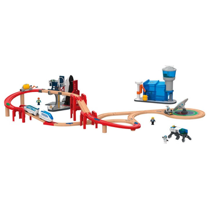 PlayTive kisvasút készlet űrállomással 75 részes