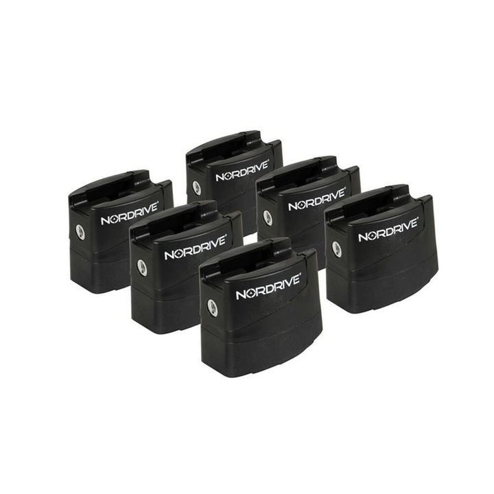 Set 6 picioruse bare transversale, Nordrive, Ford, Negru