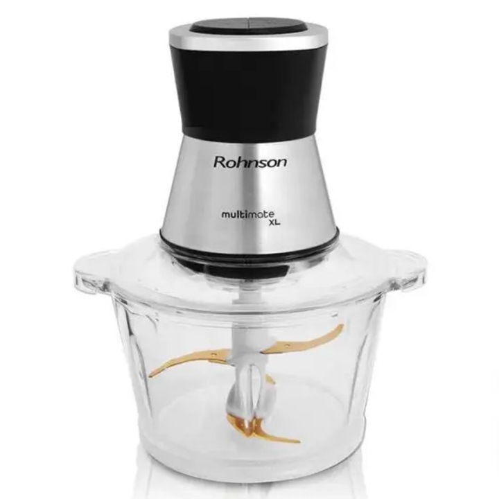Tocator Rohnson R5120 Multimate XL, 700W, 2L, bol sticla, 2 viteze, 4 cutite de titan