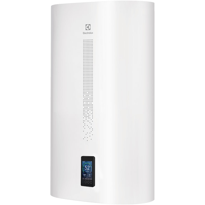 Boiler electric Electrolux EWH 50 SI EEC, Clasa B, 2000W, 50L, inverter digital, LED, 3 trepte incalzire, termostat electric, anti-inghet, IPX4, protectie supraincalzire, supapa siguranta, montare verticala/orizontala, elemente de fixare incluse, Alb