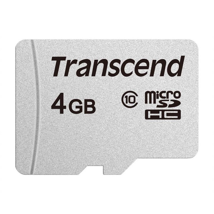 Transcend 300S 4GB 95 MB/s, 45 MB/s microSDHC memóriakártya