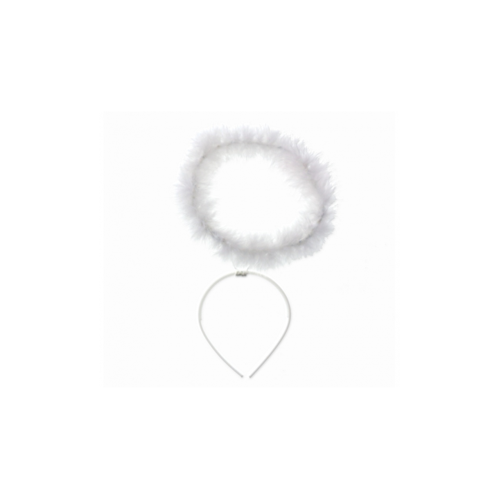 Coronita aura ingeras alb, marime universala