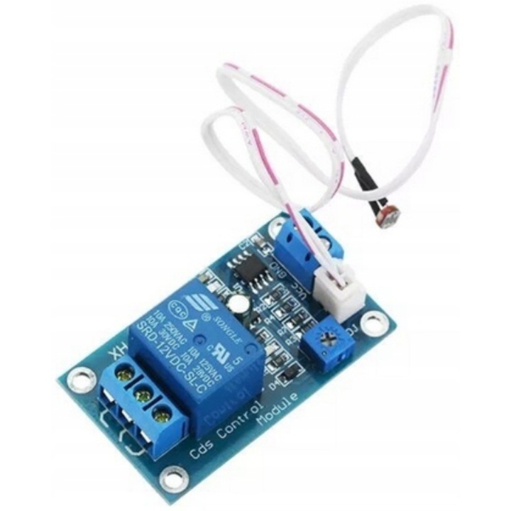 Fotoellenállás fényérzékelő modul XH-M131, 12VDC, 10 A