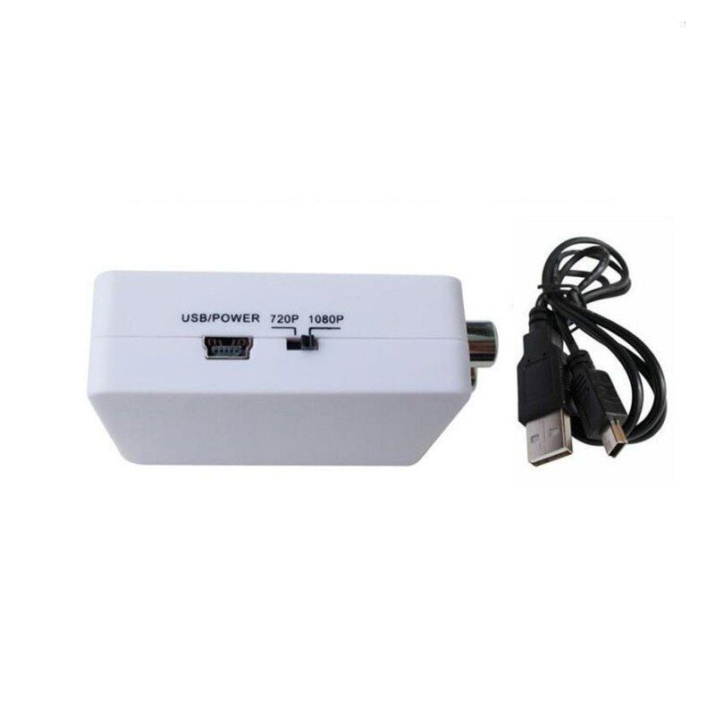 Convertitore RCA / AV A HDMI &ndash; Mini Adattatore CVBS A 1080p Con Audio