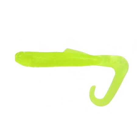 Set 5 buc Twister KP Hybrid Worm 7.6cm, Chartreuse Silk