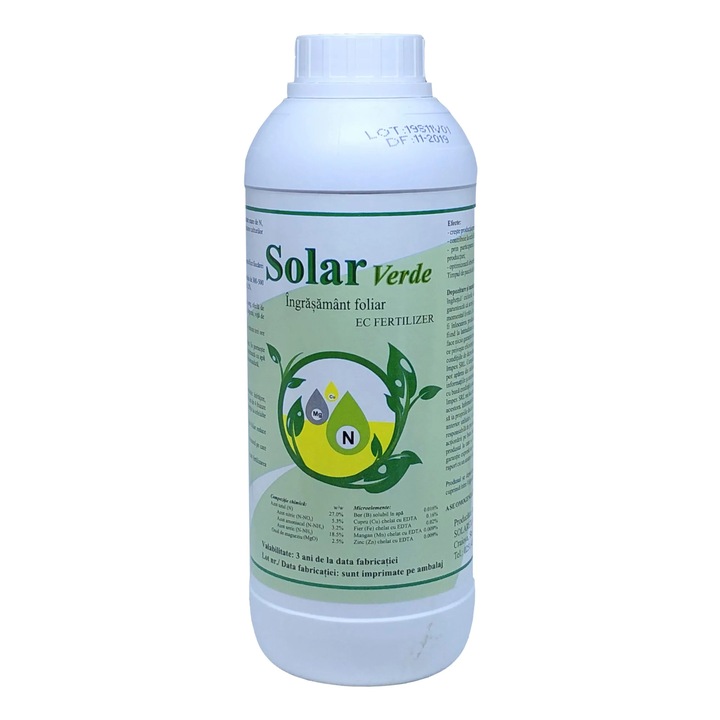 Ingrasamant foliar Solar Verde 1L