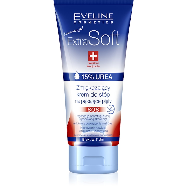 Крем за крака, Eveline, SOS Extra Soft Cream, 15% Urea, 100 ml