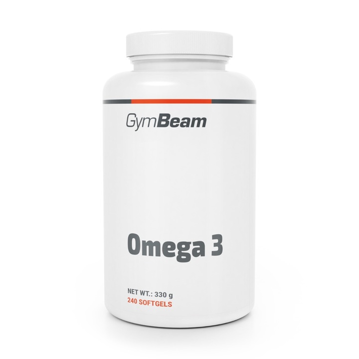 Omega 3 1000 mg, Ulei de peste, GymBeam, 240 capsule