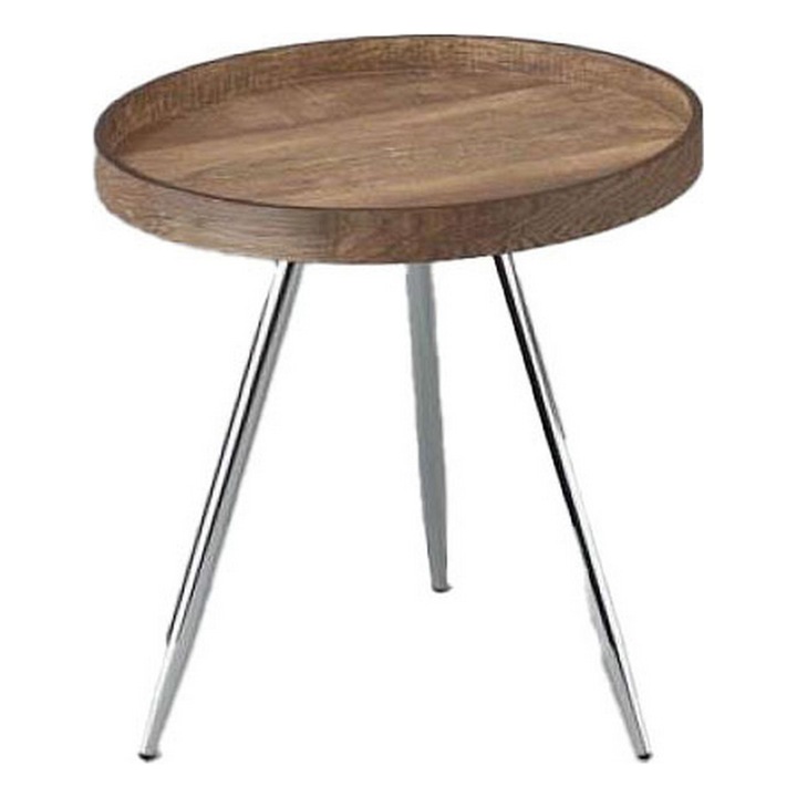 Помощна маса DKD Home Decor, Стомана, Дървен, MDF, 45,8 x 45,8 x 47,5 cm