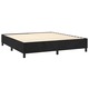 vidaXL fekete bársony rugós ágy matraccal 160x200 cm 62.69 kg 3143213