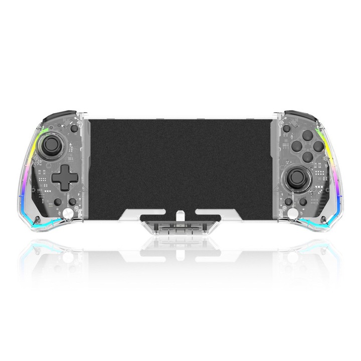 Roffie Kontroller fogantyú, OLED Switch/Nintendo Switch, Átlátszó