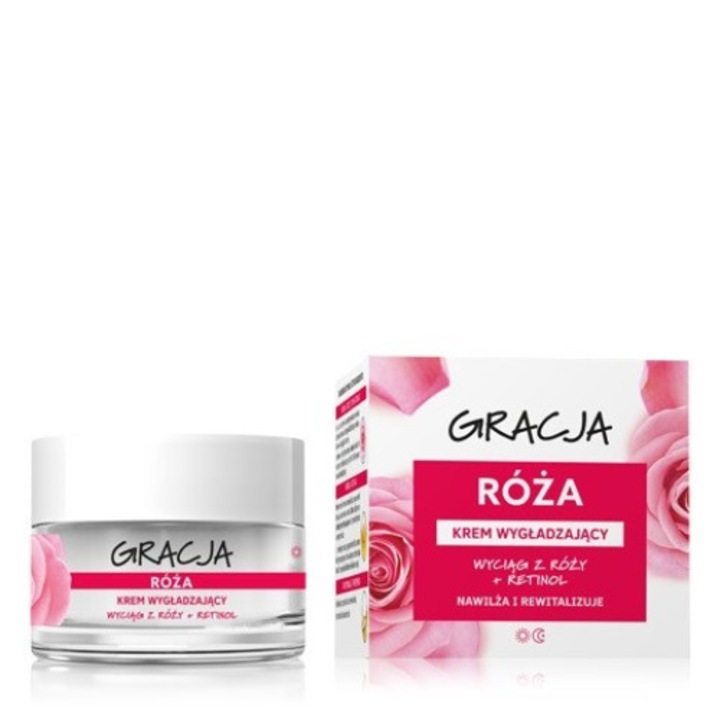 Gracja arckrém, rózsaolaj/retinol, 50 ml