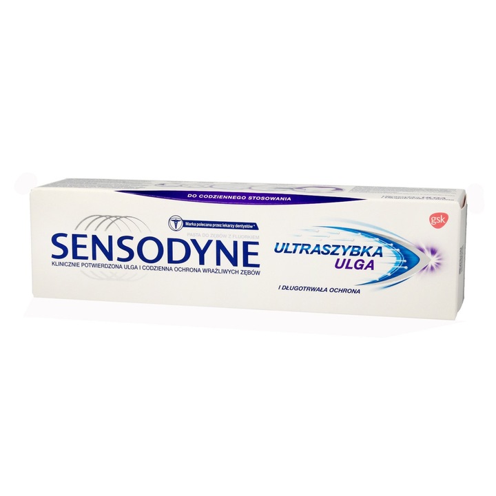 GSK Sensodyne fogkrém, Ultrarapid Relief, 75 ml