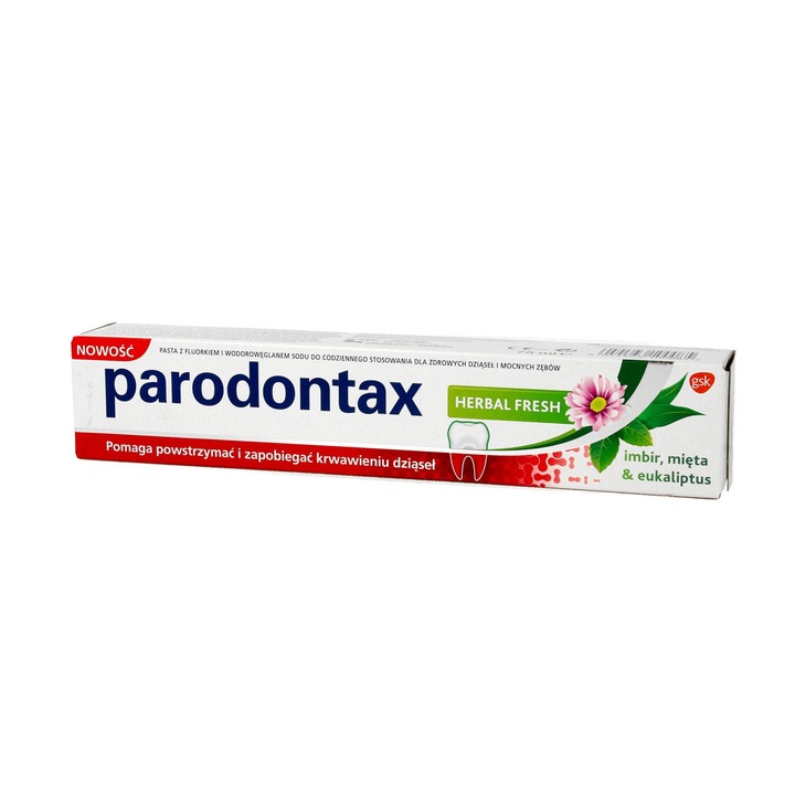 Паста за зъби GSK Parodontax, Herbal Fresh, 75 мл
