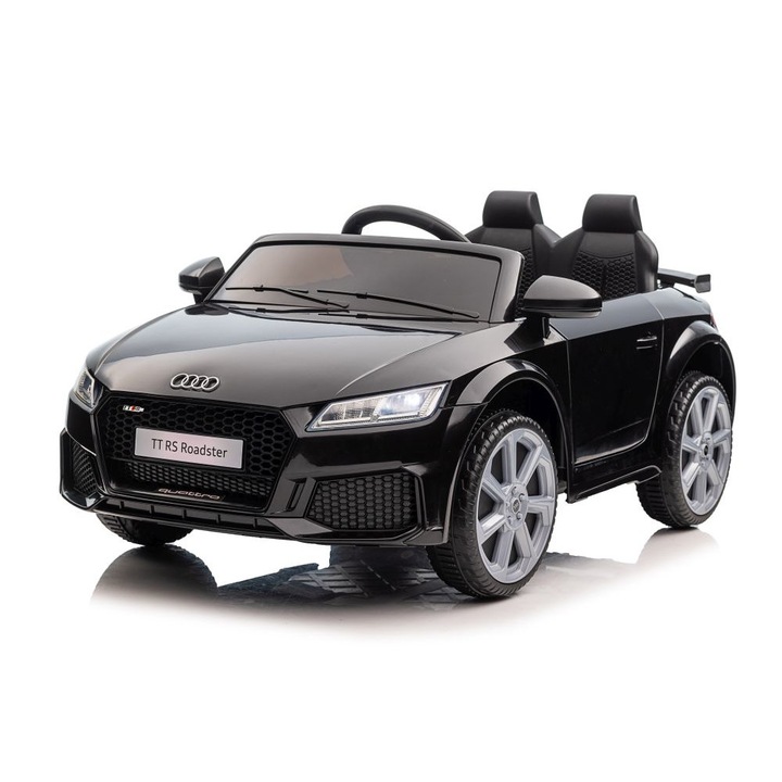Детска електрическа кола Audi TTRS Black, 2 мотора, 3 скорости, максимално допустимо тегло 30 кг