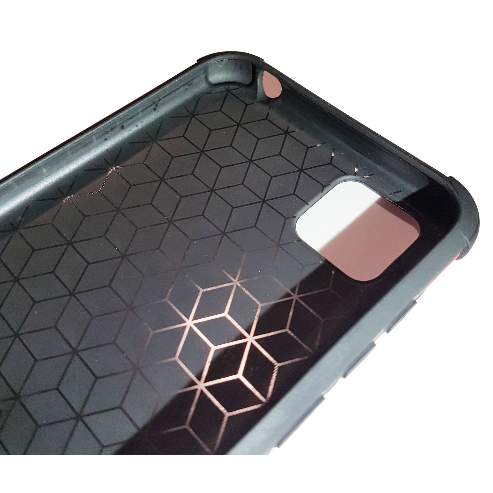 Husa Spate Antialunecare pentru Apple iPhone 11 Pro Max, Plain Case Rosu