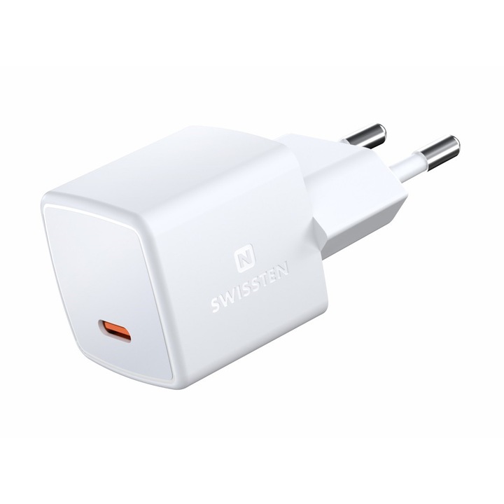 Swissten GaN töltő adapter USB-C PD, 33W