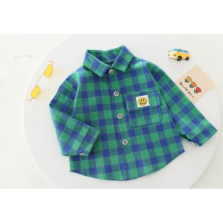 Compleu Baieti Carouri Verde Pilot