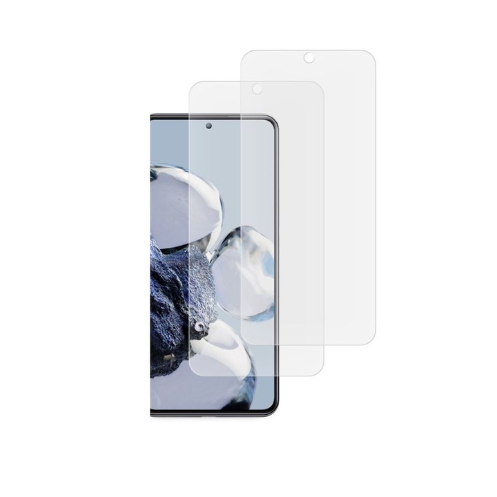 2db Glastify OTG üvegfólia készlet, amely kompatibilis a Xiaomi 12T / 12T Pro készülékekkel