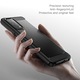 Калъф за Oppo A54 5G / A74 5G / OnePlus Nord N200 5G - Techsuit Carbon Silicone - Черен