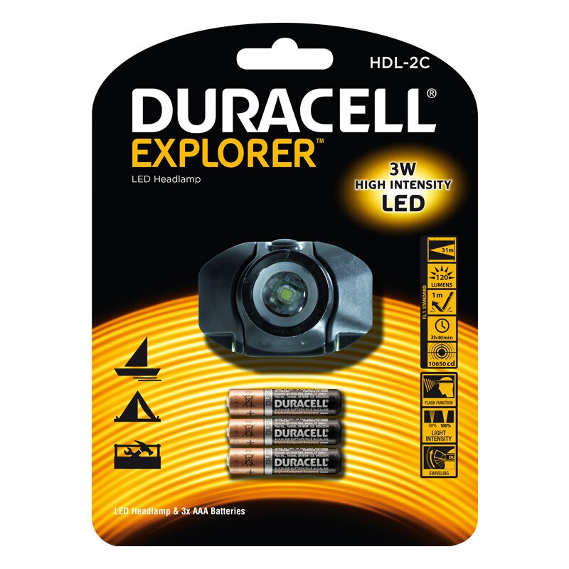 Lanterna cu LED Duracell EXPLORER HDL-2C