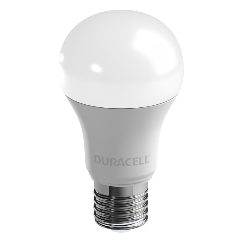Bec LED Duracell glob, mat, E27, 15 W echivalent 100W, 25.000 ore, lumina neutra, blister