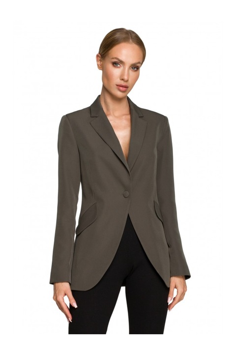 Sacou dama, MOE, Poliester/Elastan, Kaki