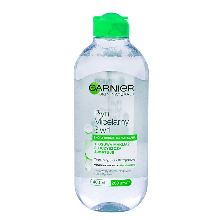 Мицеларна вода Garnier, за нормална/смесена кожа, 400 мл