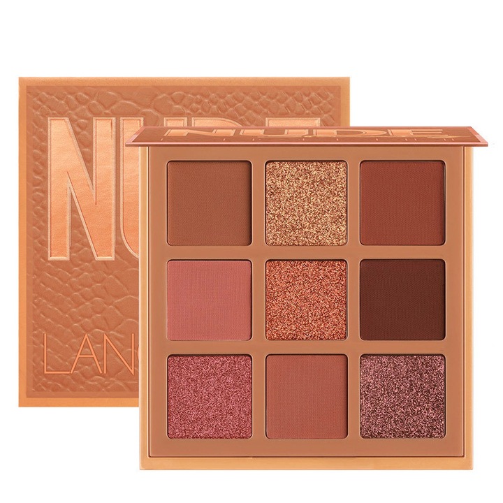 Szemhéjfesték paletta B, Langmanni, Multicolor